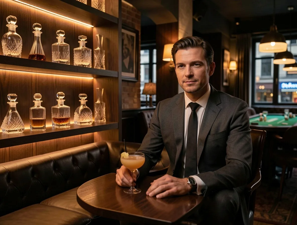 De exclusieve lounge-bar van Dylvoria