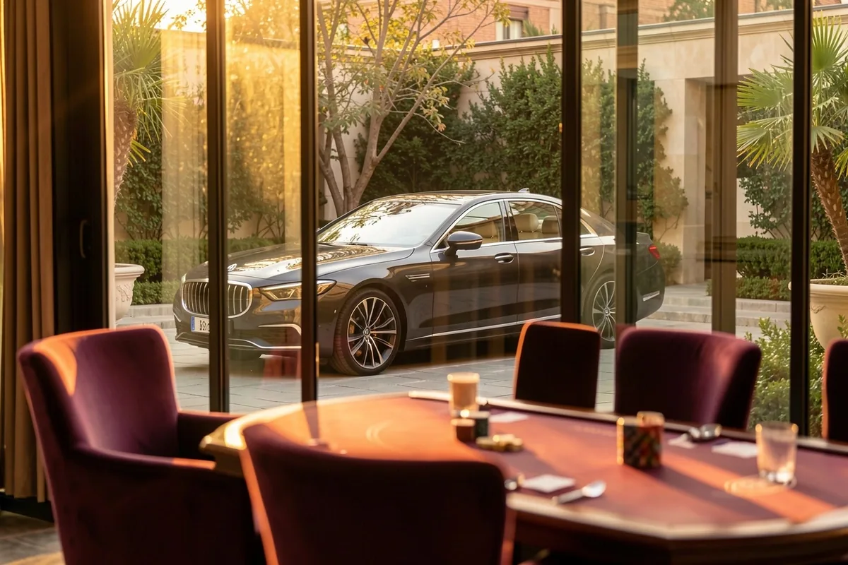 Exclusieve poker lounge ambiance