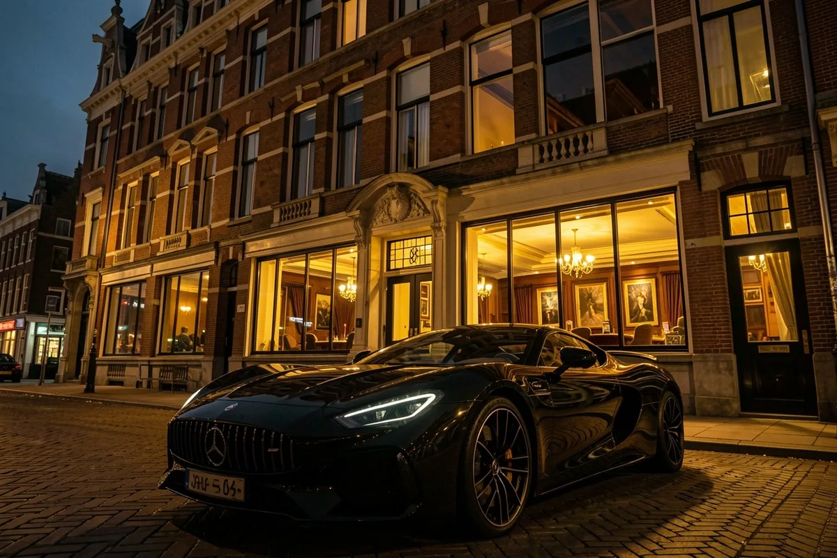 Rotterdam Westersingel avondsfeer